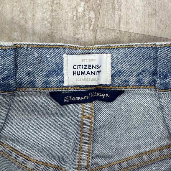 Citizen of Humanity Horseshoe Barrel Jeans in Gemini Size 24 1972G-769 - Picture 7 of 11